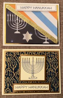Happy Hanukkah Card, assortment set of 5