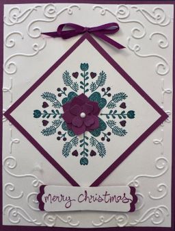 Merry Christmas Card, set of five cards