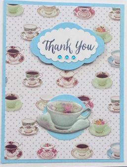 Thank You Card, set of five cards