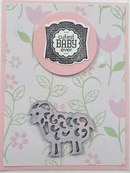 Congratulation New Baby Greeting Card, set of five cards