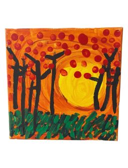 Hand Painted Canvas Art - SunDaze 