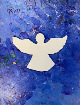 White Ceramic Angel 
